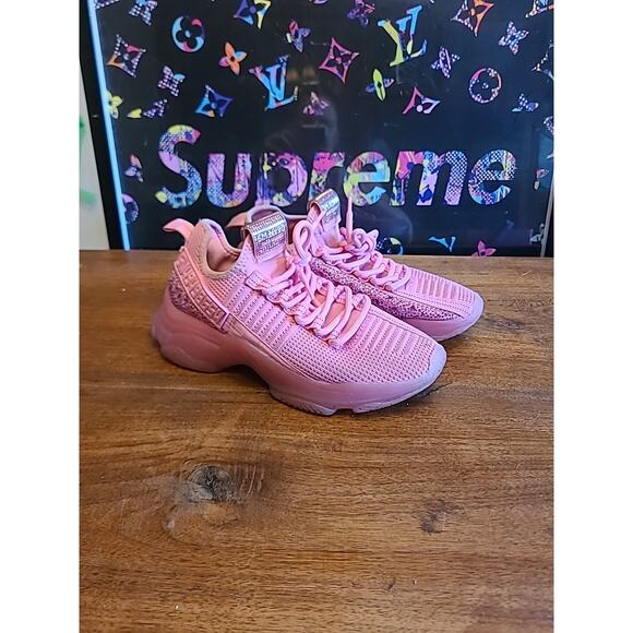 Steve Madden Women's Maxima Pink Sneaker Sz 8 - Picture 1 of 14